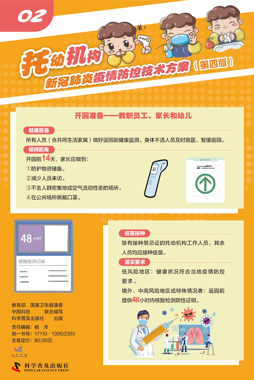 國家教育部最新發(fā)布|托幼機構(gòu)新冠肺炎疫情防控技術(shù)方案（第四版）科普掛圖(圖2)
