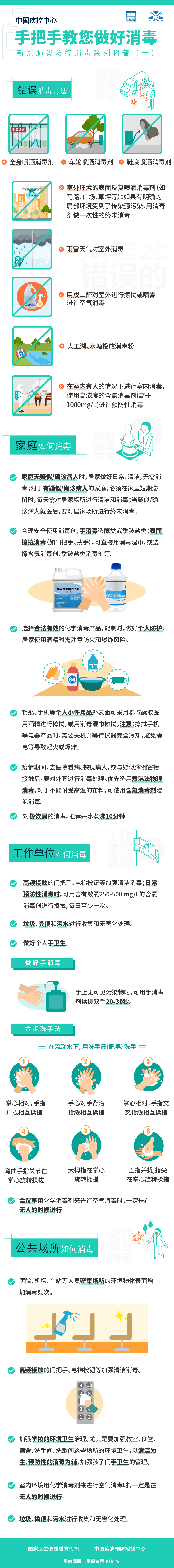 中國疾控中心手把手教你做好消毒